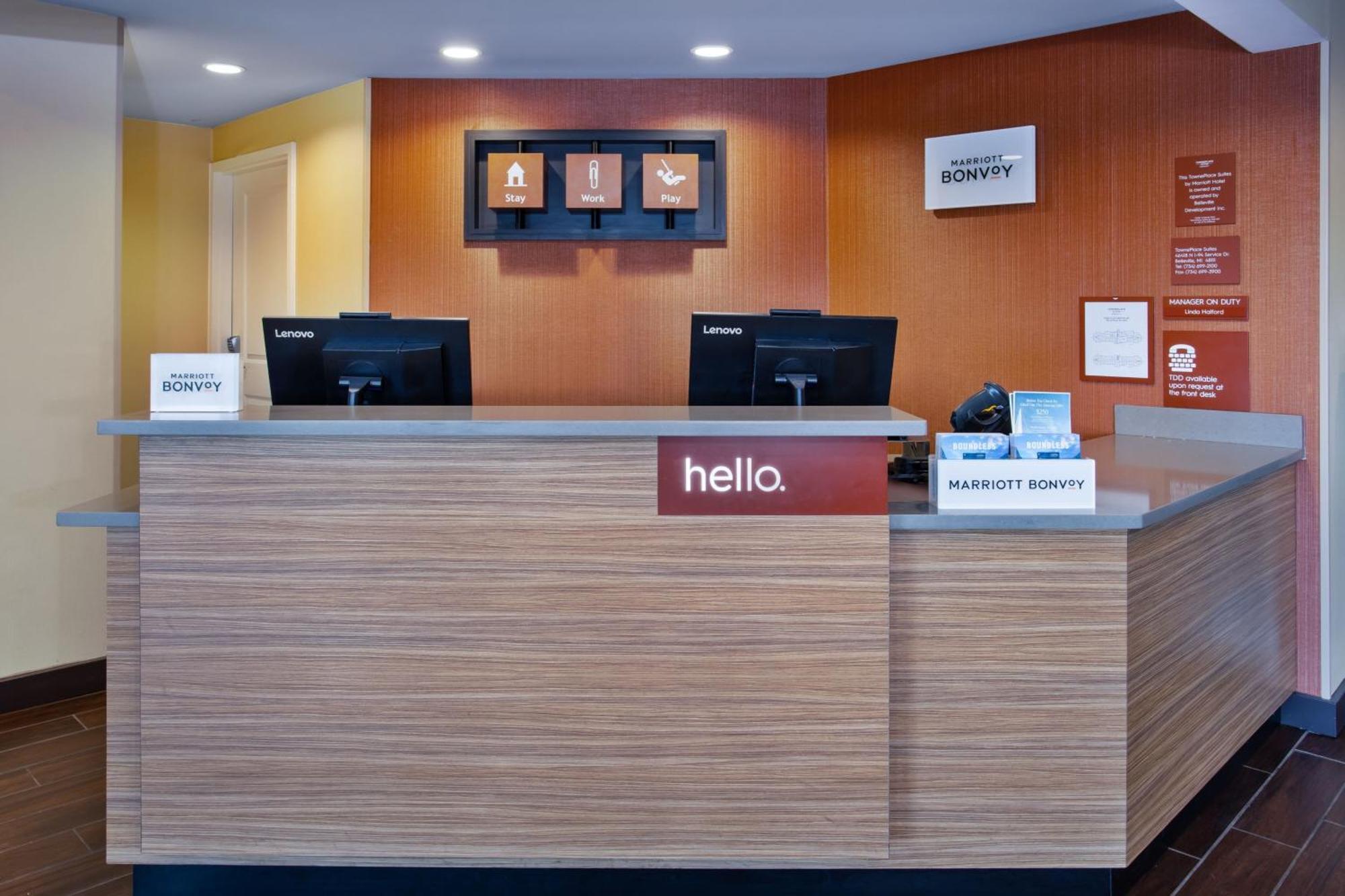 Towneplace Suites By Marriott Detroit בלוויל מראה חיצוני תמונה