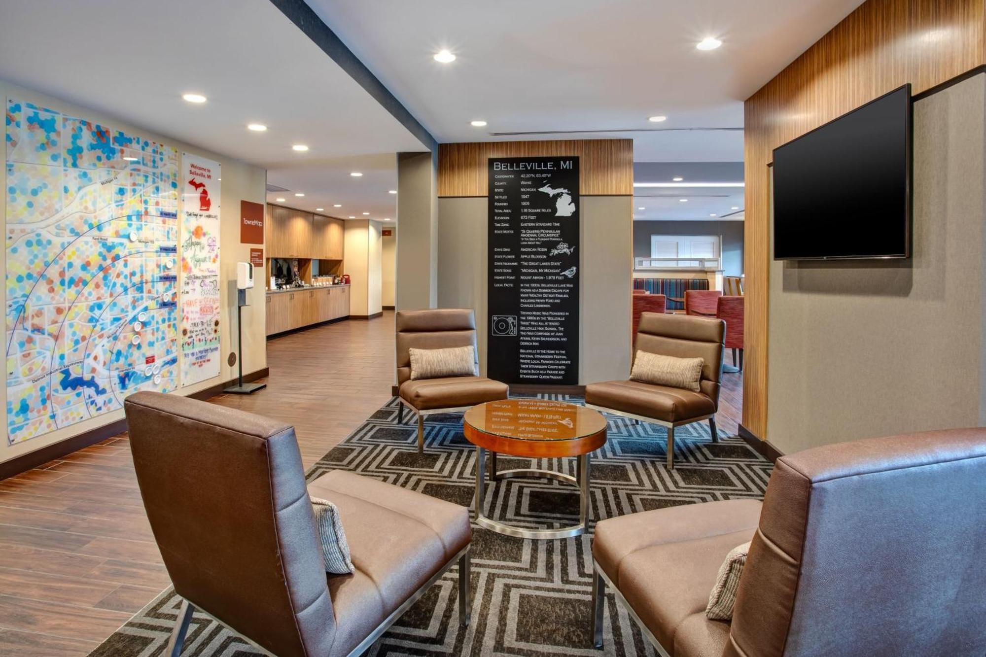 Towneplace Suites By Marriott Detroit בלוויל מראה חיצוני תמונה